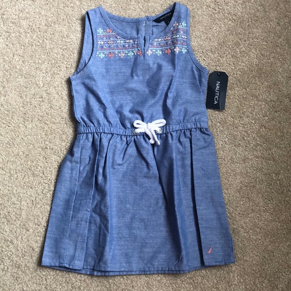 🤩Host Pick🤩 NAUTICA Embroidered Dress w Bloomers - Picture 8 of 9
